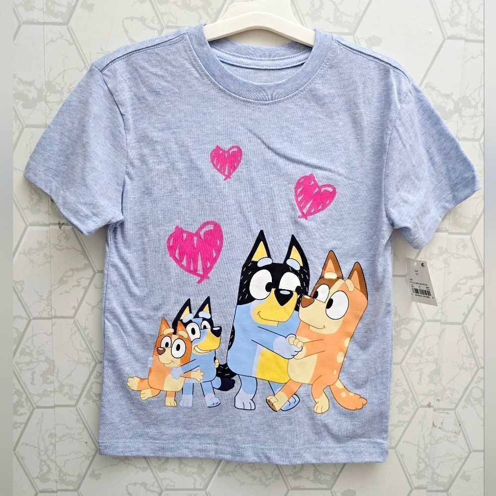 NWT Kids Boy/ Girl Bluey T-Shirt Valentine's Day Easter Summer Christmas